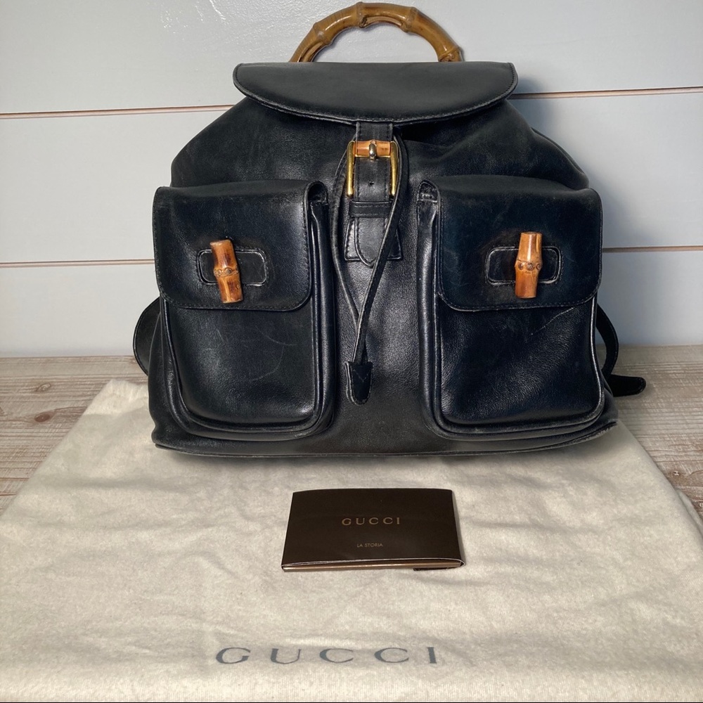 💕Gucci 💕Leather Backpack✨